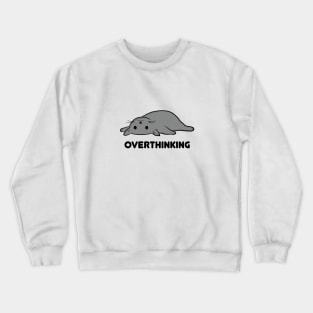 Cat Overthinking Crewneck Sweatshirt
